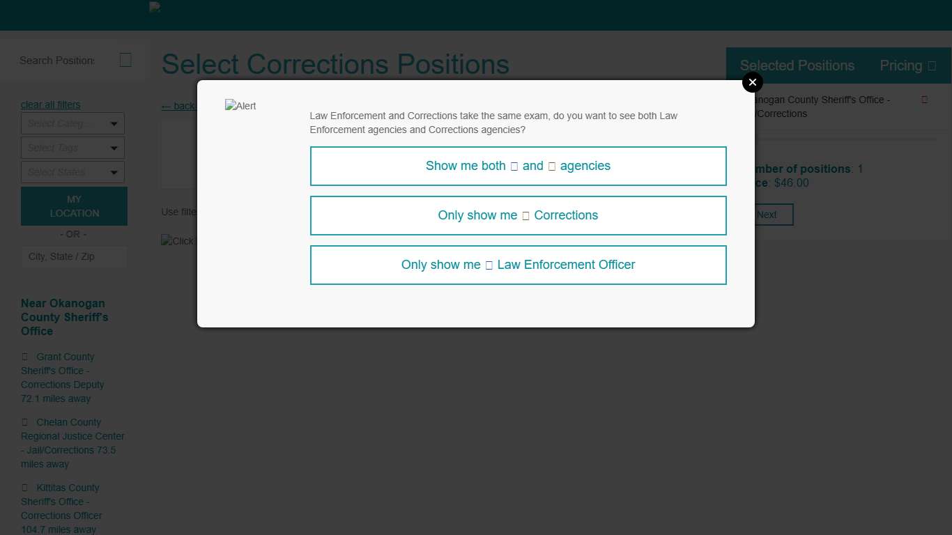 Public Safety Testing - Positions
